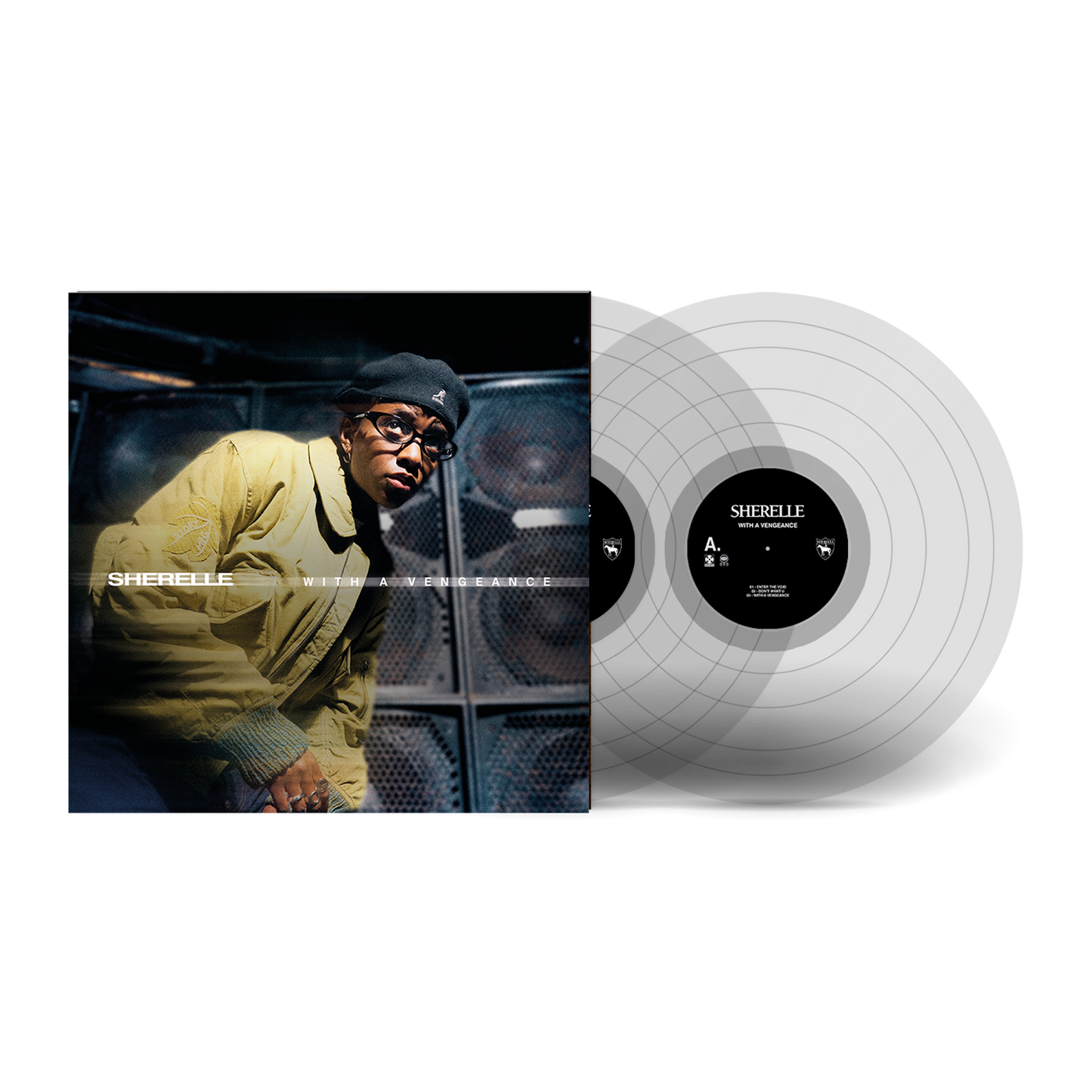 ‘WITH A VENGEANCE’  2LP - clear by SHERELLE